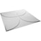 Ekena Millwork Primrose EnduraWall Decorative 3D Wall Panel, White, 19 5/8"W x 19 5/8"H WP20X20PRWH - alternate 3